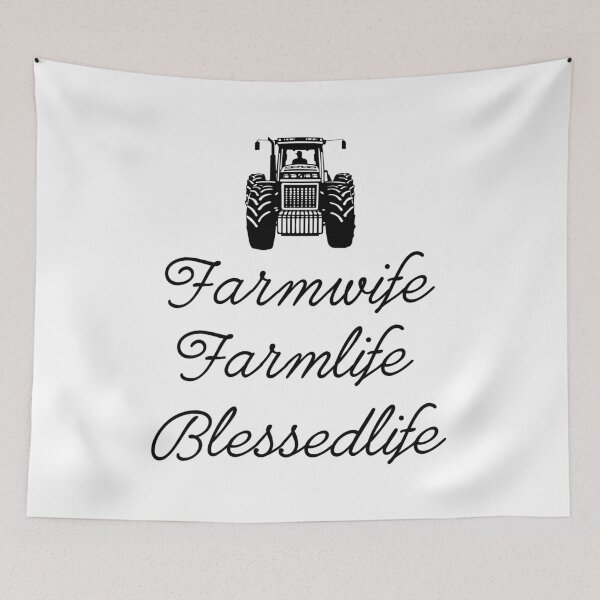 Item preview, Farm wife Farm life Blessed life - Awesome design for farmer designed and sold by Titmit.