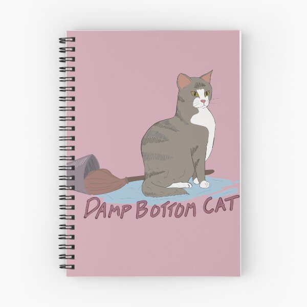 Item preview, Damp Bottom Cat Gray designed and sold by Polkadot4946.