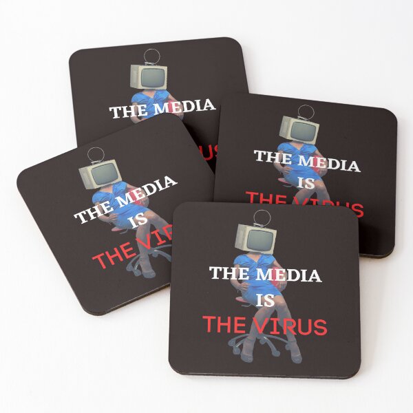 Item preview, The media is the virus. designed and sold by NinjaPug.