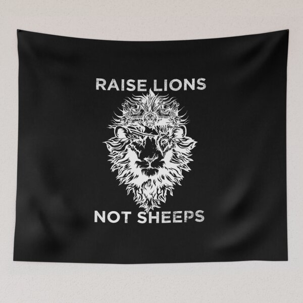 Item preview, Raise lions not sheep 3 designed and sold by V28LBFF8.