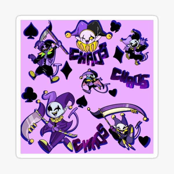 Item preview, Jevil chaos designed and sold by CuteCuts.