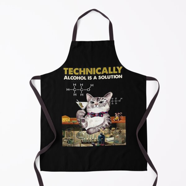 Item preview, Cat Technically Alcohol Is A Solution designed and sold by JessieBakerAn.