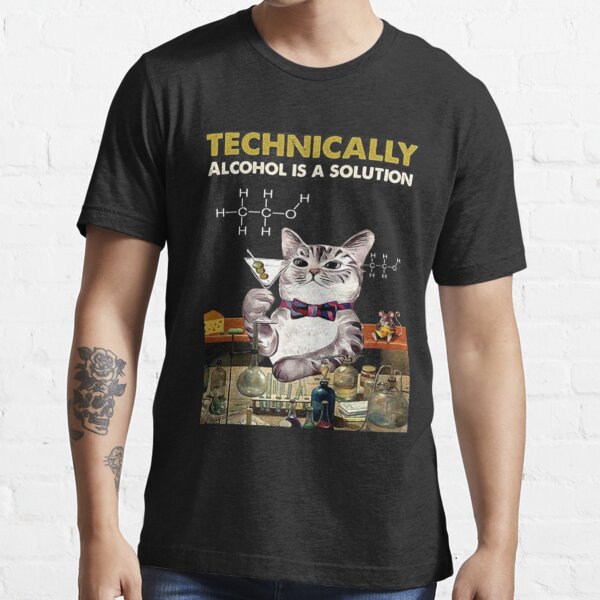 Technically Speaking, Beer is a Solution MENS T-Shirt