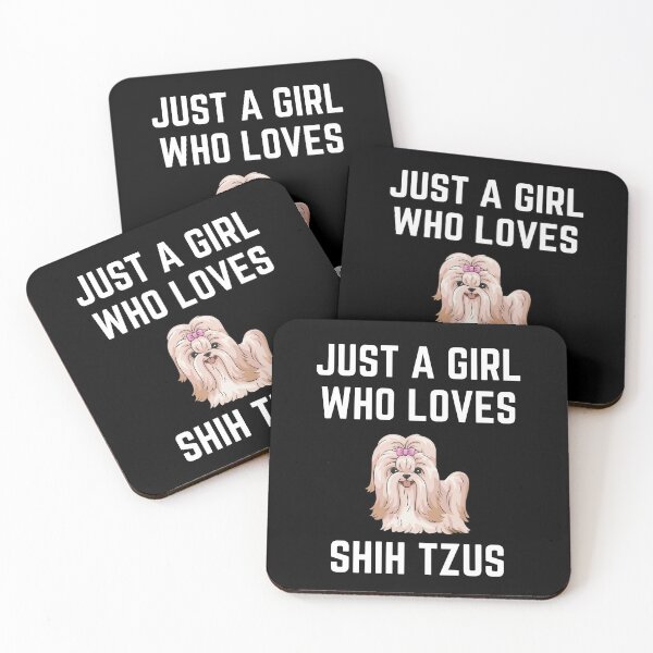 Item preview, Just A Girl Who Loves Shih Tzus designed and sold by Crafty-Mornings.