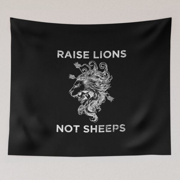 Item preview, Raise lions not sheep 4 designed and sold by V28LBFF8.