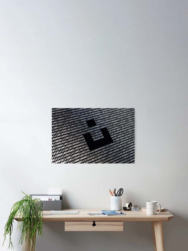Thumbnail 2 of 3, Poster, Binary code designed and sold by DrakeDuck.