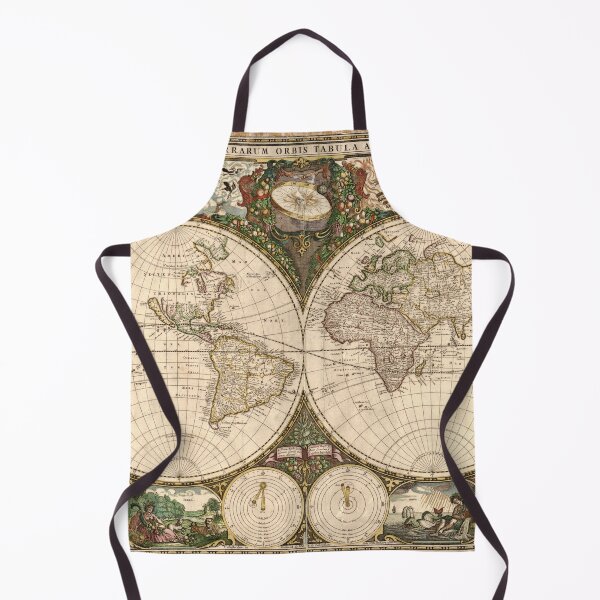 Item preview, Map of the World, 17th century designed and sold by ganje.