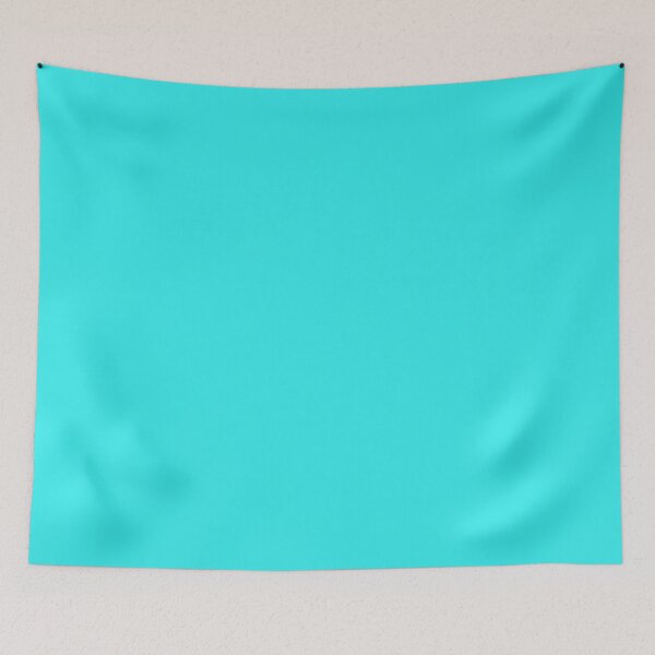 Item preview, Turquoise Blue Solid Color designed and sold by nessalunas.