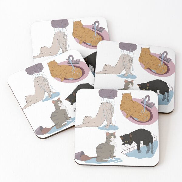 Item preview, Damp Bottom Cats designed and sold by Polkadot4946.