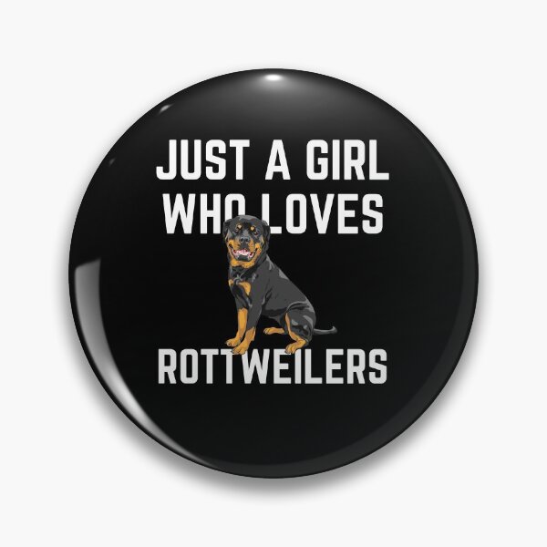 Item preview, Just A Girl Who Loves Rottweilers designed and sold by Crafty-Mornings.