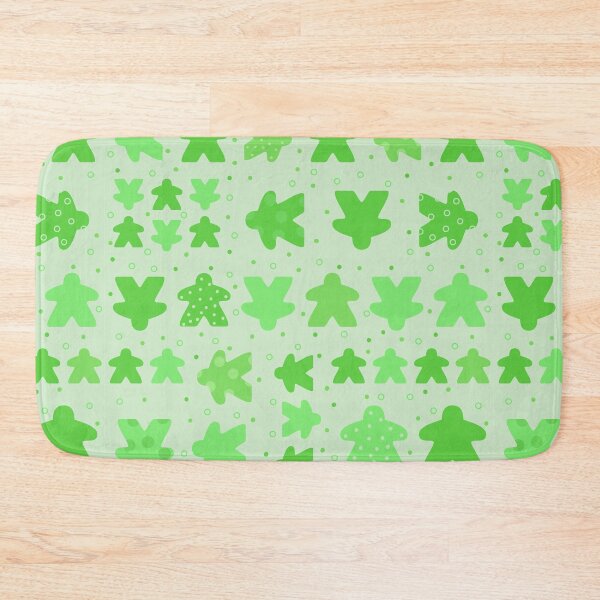 Item preview, I Play Green - Meeple Board Game Pattern designed and sold by BeamGeeks.