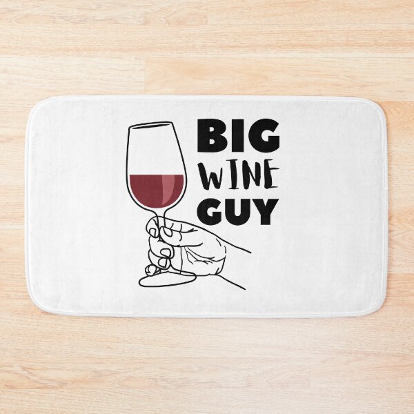 Item preview, Big wine guy with hand holding glass of red wine. designed and sold by hadkhanong.