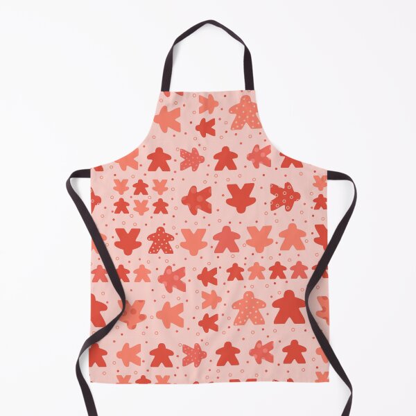 Item preview, I Play Red - Meeple Board Game Pattern designed and sold by BeamGeeks.