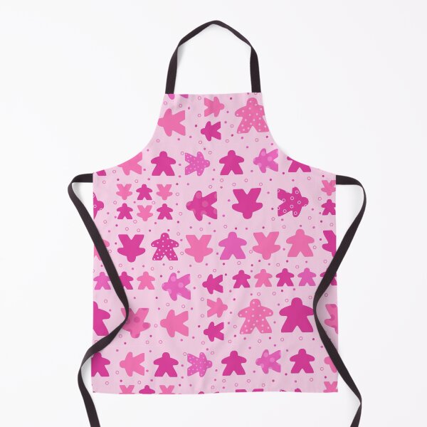 Item preview, I Play Pink - Meeple Board Game Pattern designed and sold by BeamGeeks.