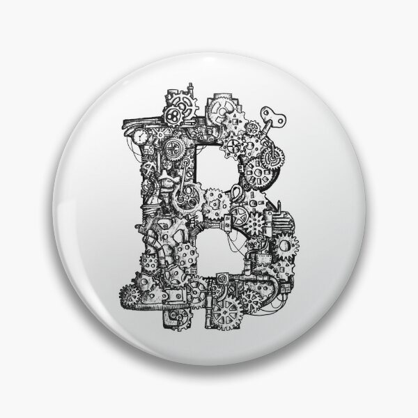 Item preview, B Is For Bitcoin Steampunk Nightmare Edition designed and sold by IsaacDackson.