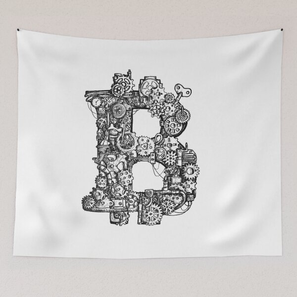 Item preview, B Is For Bitcoin Steampunk Nightmare Edition designed and sold by IsaacDackson.