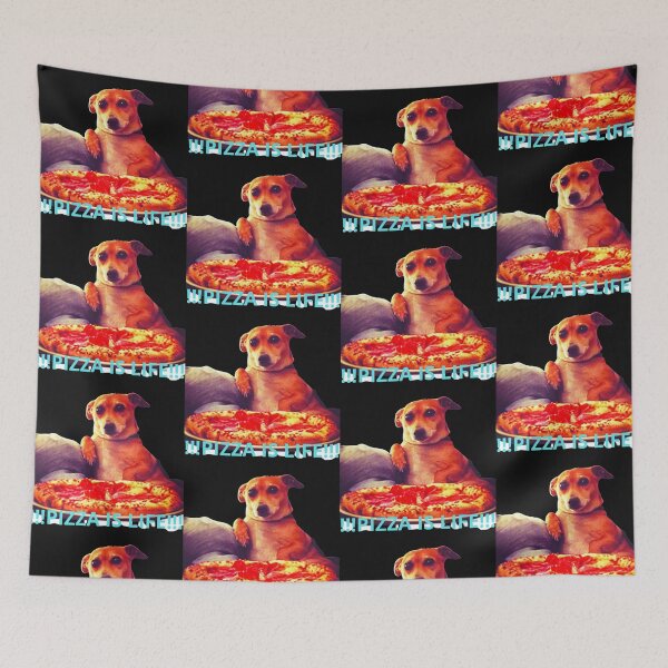 Item preview, Pizza Is Life Cute Dog Diseño divertido designed and sold by TheHappyK.