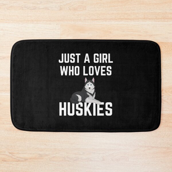 Item preview, Just A Girl Who Loves Huskies designed and sold by Crafty-Mornings.