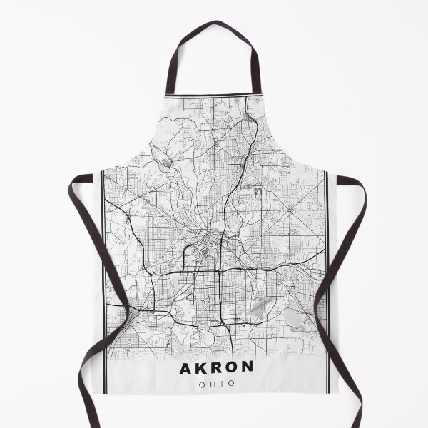 Item preview, Akron Map designed and sold by Tamas Das.