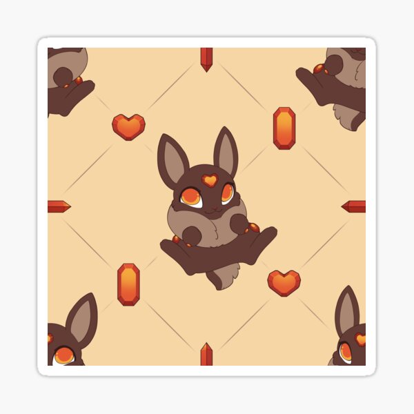Gem Bunny Autumn Sticker