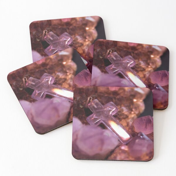 Item preview, Amethyst cross designed and sold by Lee's Place.