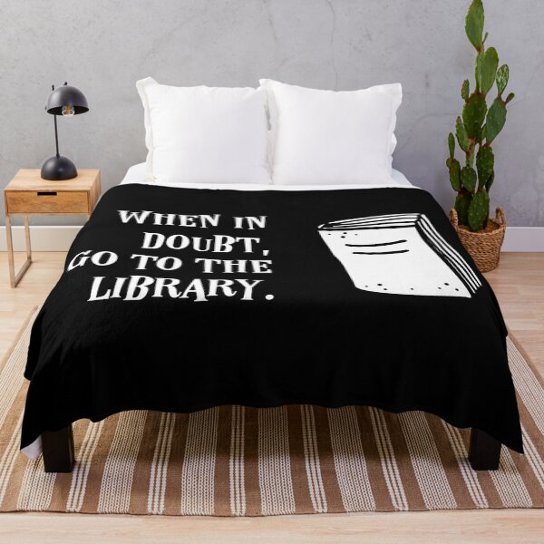 Item preview, When in Doubt Go to the Library Bibliophile designed and sold by pixeptional.