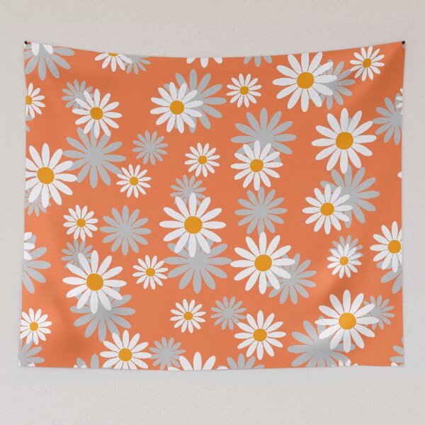 Item preview, Daisy Street (Orange) designed and sold by Cinzia Fabrizio.