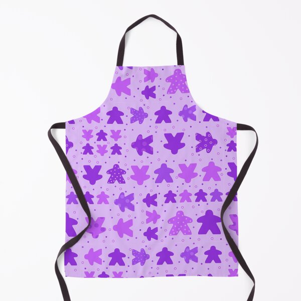 Item preview, I Play Purple - Meeple Board Game Pattern designed and sold by BeamGeeks.