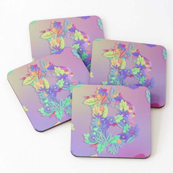 Item preview, B Is For Bitcoin Floral Edition designed and sold by IsaacDackson.