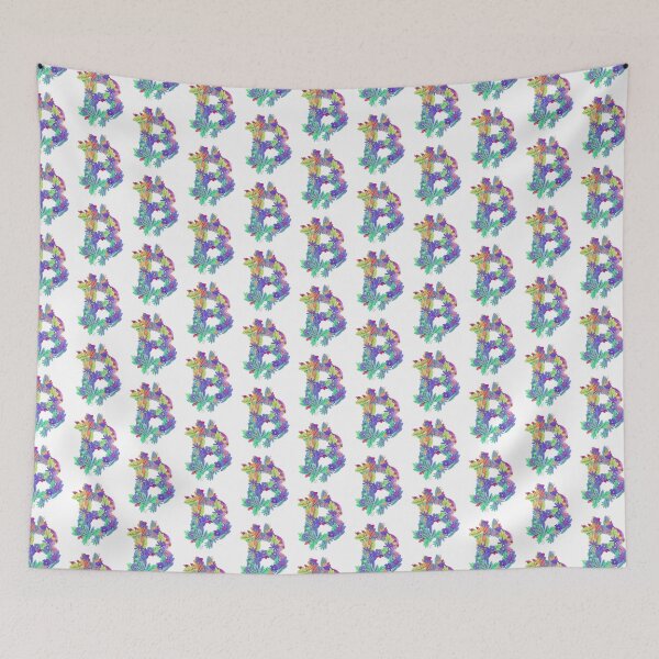 Item preview, B Is For Bitcoin Floral Edition designed and sold by IsaacDackson.