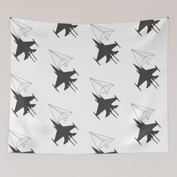 Item preview, Paper airplane shadow. fighter designed and sold by Aleksey888.