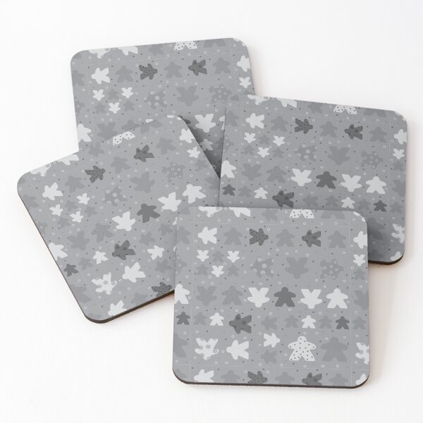 Item preview, I Play Black or Gray - Meeple Board Game Pattern designed and sold by BeamGeeks.