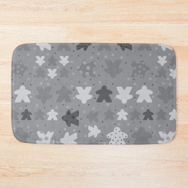 Item preview, I Play Black or Gray - Meeple Board Game Pattern designed and sold by BeamGeeks.