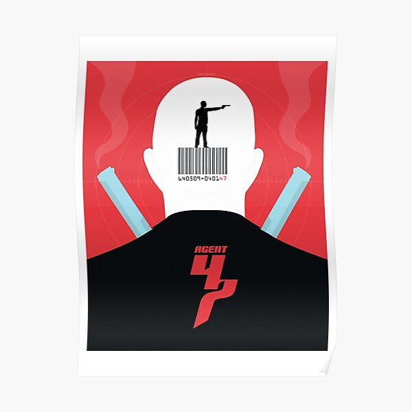 Agent 47 Hitman Poster Poster For Sale By Zimjome Redbubble