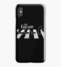Cat Lady funny parody iPhone Case/Skin