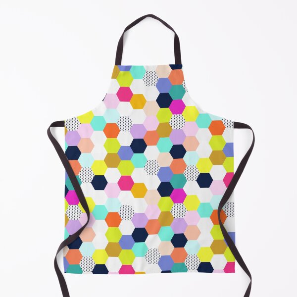 Item preview, Edredón Cheater de tela entera hexagonal de color arcoíris designed and sold by The Artwerks.