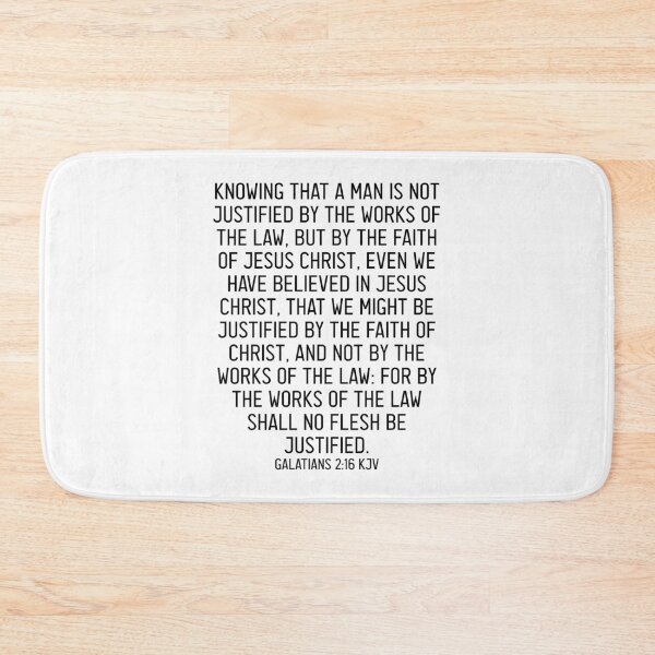 Item preview, Galatians 2:16 KJV designed and sold by Logosdesignshop.