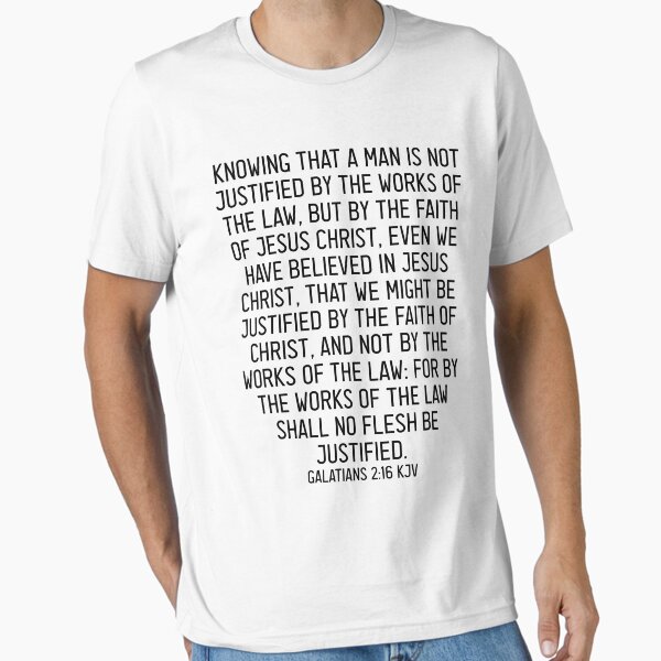 Item preview, Galatians 2:16 KJV designed and sold by Logosdesignshop.
