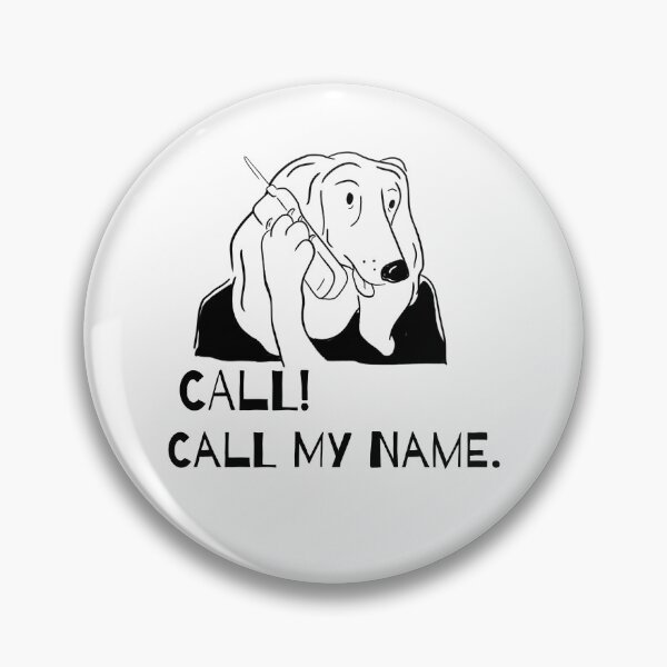 Item preview, 'Call! Call My Name' Dog on Phone Design 2.0 designed and sold by WeLovePlantsToo.