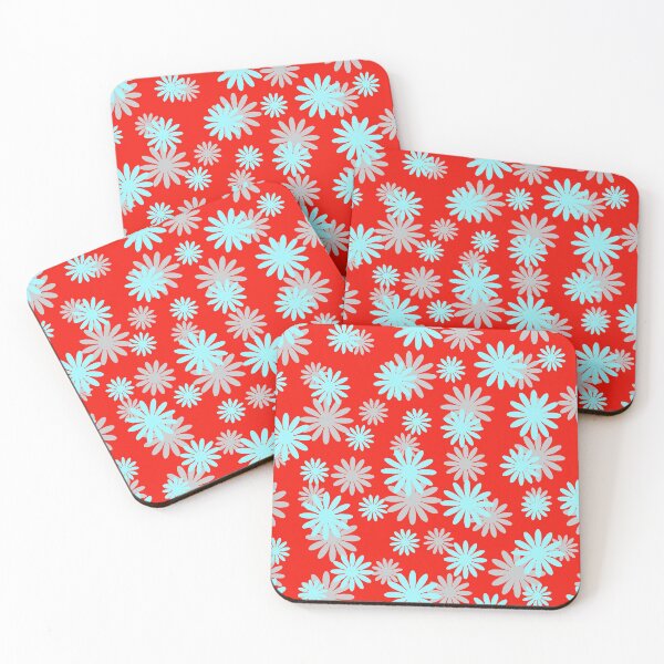 Item preview, Shadow daisies (Red) designed and sold by Cinzia Fabrizio.