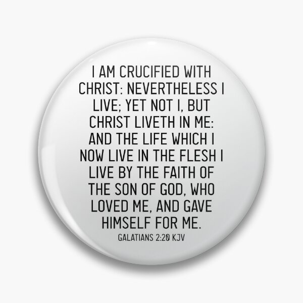 Item preview, Galatians 2:20 KJV designed and sold by Logosdesignshop.