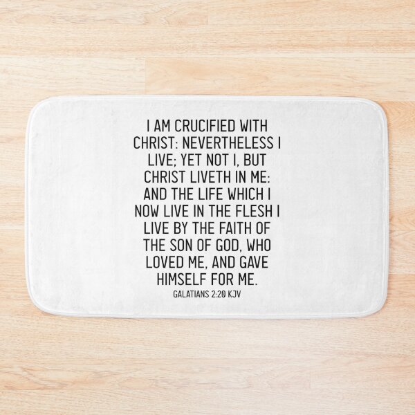 Item preview, Galatians 2:20 KJV designed and sold by Logosdesignshop.