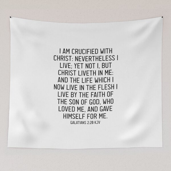 Item preview, Galatians 2:20 KJV designed and sold by Logosdesignshop.
