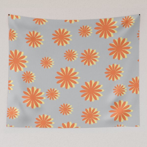 Item preview, Shadow Daisies (Glacier Gray) designed and sold by Cinzia Fabrizio.