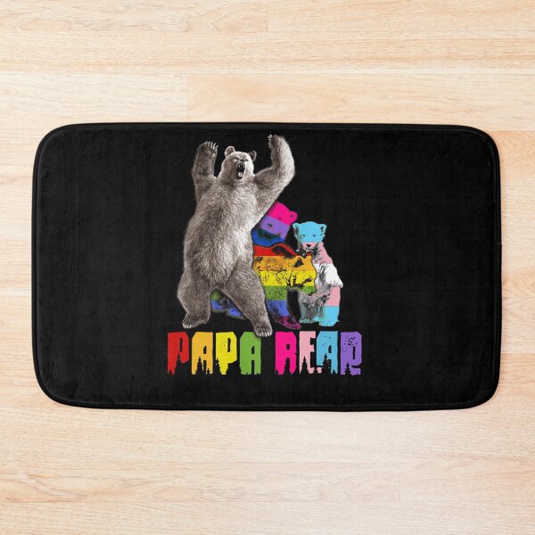 Aperçu de l'œuvre Fierté LGBT Papa Ours Gay Bisexuel créée et vendue par BaseStore.