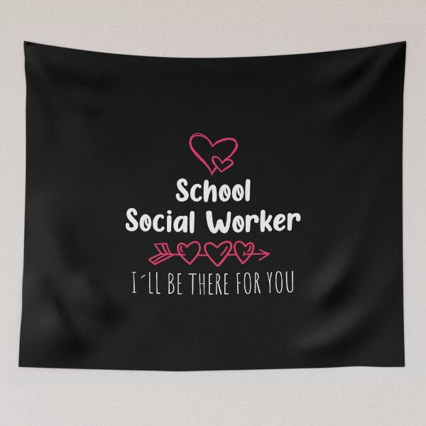 Item preview, School Social Worker designed and sold by 2blackcherries.