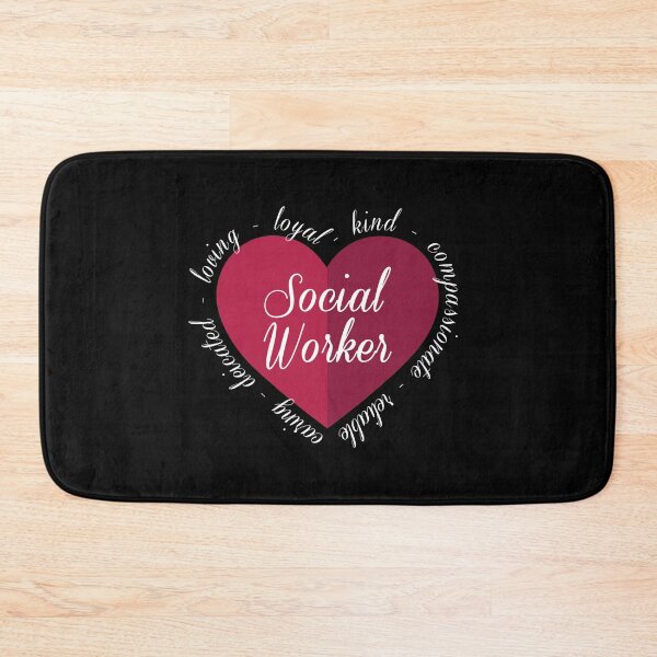 Item preview, Social Worker Love Heart Health Care Worker    designed and sold by 2blackcherries.