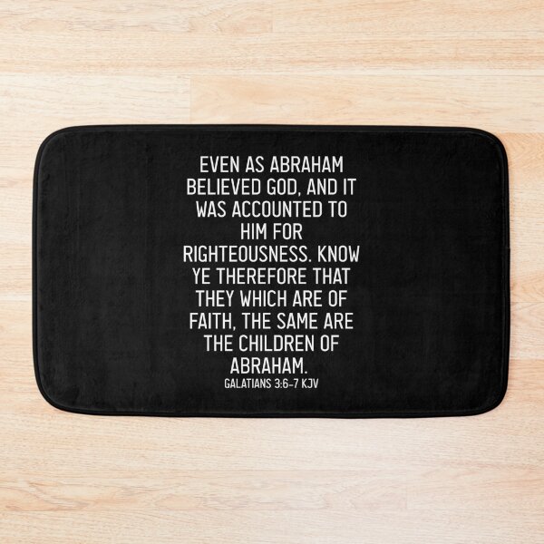 Item preview, Galatians 3:6-7  KJV designed and sold by Logosdesignshop.