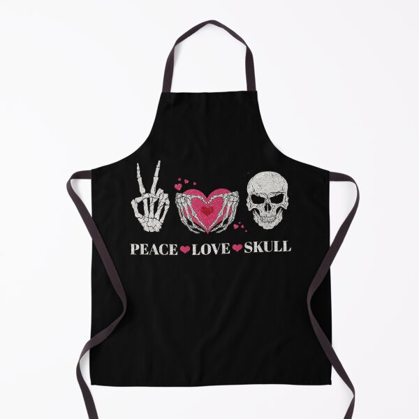 Item preview, Peace Love Skull Skeletion Hand Bone Halloween designed and sold by BaseStore.