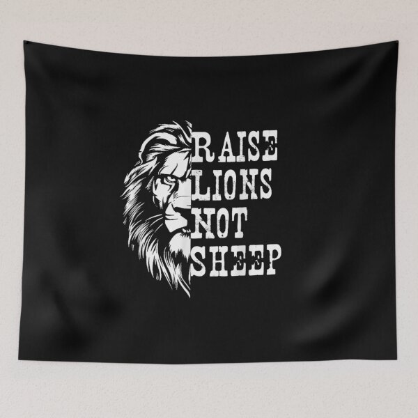 Item preview, Raise lions not sheep 15 designed and sold by V28LBFF8.
